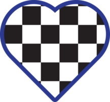 lindo tablero de ajedrez en forma de corazón, damas, guinga, tela escocesa, decoración de tartán png