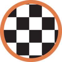 cute colorful round shape checkerboard, checkers, gingham decoration png