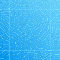 Line contour sea topographic map, blue background