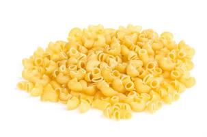 italian pasta macaroni isolated on white background photo