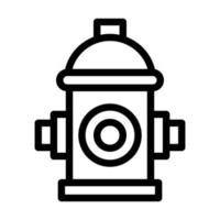 Fire Hydrant Icon Design vector