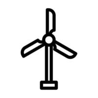 Eolic Turbine Icon Design vector