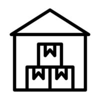 Warehouse Icon Design vector