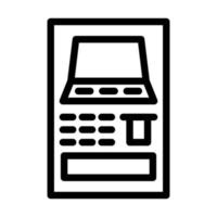 Atm Machine Icon Design vector