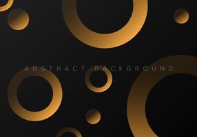 Abstract Background with Black golden Premium Luxury Gradient Geometric Element for Text or Message vector