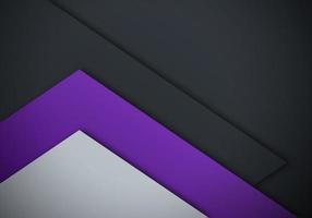Modern Overlap Dimension Purple Line Bar Background with Copy Space for Text or Message vector