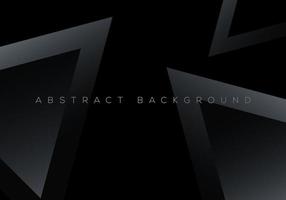 Minimalist Black Premium Abstract Background with Luxury Gradient Geometric Elements vector