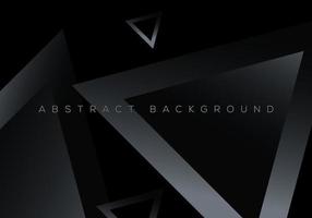 Minimalist Black Premium Abstract Background with Luxury Gradient Geometric Elements vector