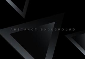 Minimalist Black Premium Abstract Background with Luxury Gradient Geometric Elements vector