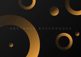 Abstract Background with Black golden Premium Luxury Gradient Geometric Element for Text or Message vector