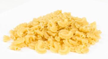 italian pasta macaroni isolated on white background photo