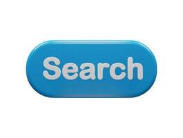 Search icon 3d render element vector