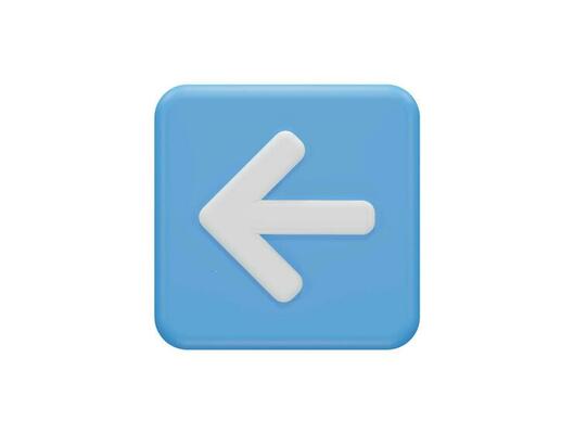 Arrow icon vector illustration 3d