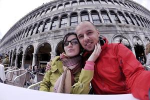 Happy couple in Venice photo