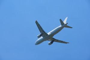 Modern airplane view photo