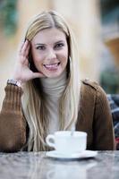 portrait of a beautiful young woman photo