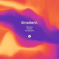 Fluid gradient background design. Futuristic liquid abstract colorful wallpaper. EPS 10 vector