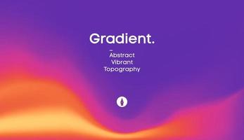 Fluid gradient background design. Futuristic liquid abstract colorful wallpaper. EPS 10 vector