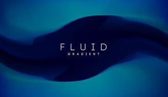 Blue gradient fluid background. Fluid colors 3d graphic gradient abstract. Shapes abstract futuristic 3d flow. vector