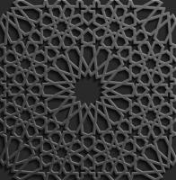 Seamless islamic pattern 3d . Traditional Arabic design element. vector