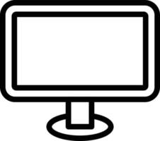 estilo de icono de pantalla lcd vector