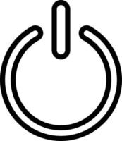 Power Button Icon Style vector