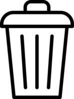 Trash Icon Style vector