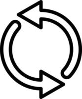 Loop Icon Style vector