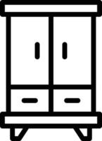 Cupboard Icon Style vector