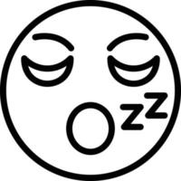 Sleepy Icon Style vector