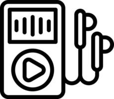 Audio Player Icon Style vector