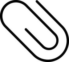 Paper Clip Icon Style vector