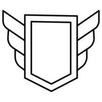 Military shield   which can easily modify or edit vector