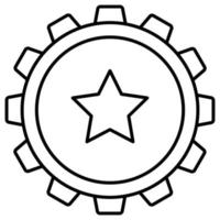 insignia de estrella que puede modificar o editar fácilmente vector