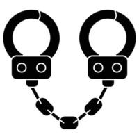 Handcuffs   which can easily modify or edit vector