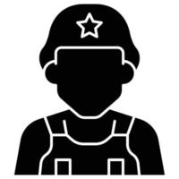 Army soldier   which can easily modify or edit vector