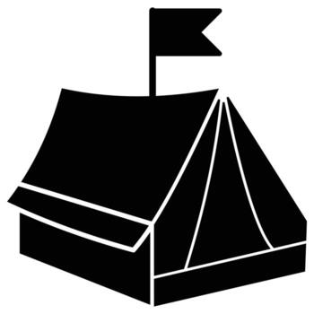 Army base   which can easily modify or edit vector