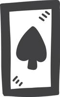 Hand Drawn Playing cards illustration vector