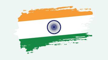 vector de bandera de textura india profesional