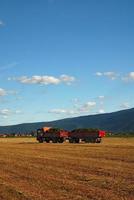 truck on field photo