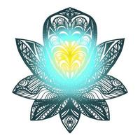 Flower Lotus Tattoo vector