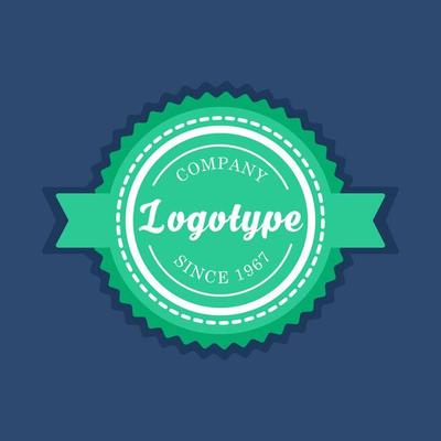Vintage badge and label template