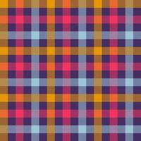 Tartan orange color seamless vector pattern