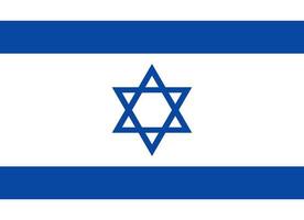 bandera de israel símbolo del día de la independencia, partido de fútbol de recuerdo, lenguaje de botones, icono. vector
