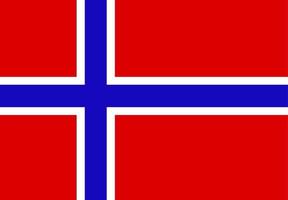 bandera de noruega. símbolo del día de la independencia, juego deportivo de recuerdo, idioma de botones, icono. vector