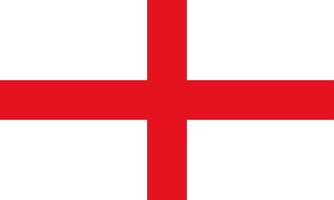 bandera de inglaterra. símbolo del día de la independencia, partido de fútbol de recuerdo, lenguaje de botones, icono. vector