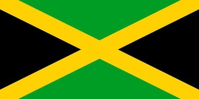 Flag of Jamaica. Symbol of Independence Day, souvenir sport game, button language, icon. vector