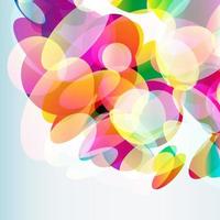 Abstract colorful  background made of transparent elements. Vector. vector