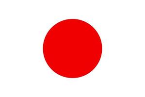 Flag of Japan. Symbol of Independence Day, souvenir soccer game, button language, icon. vector