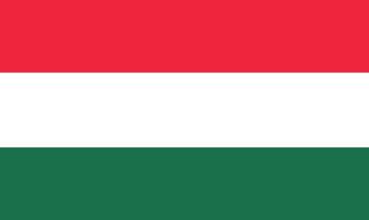 Flag of Hungary. Symbol of Independence Day, souvenir soccer game, button language, icon. vector